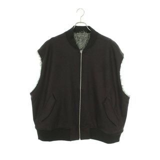 ウル(URU)のウル  22AW  WOOL PONCH ZIP UP VEST 22FWP02 ウールポンチリバーシブルベスト メンズ 2(ベスト)