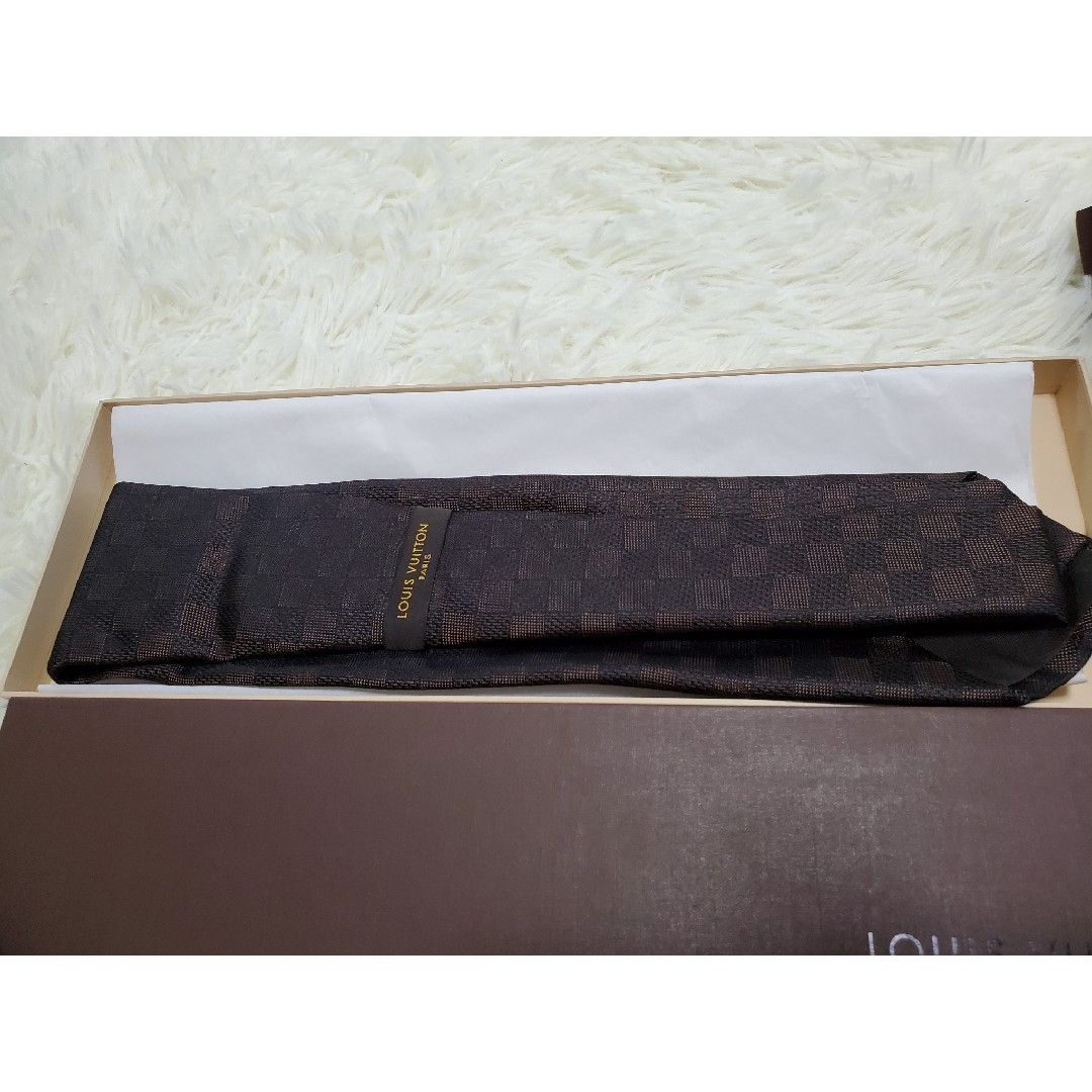 LOUIS VUITTON(ルイヴィトン)の希少★パリ購入★ルイヴィトン★Louis Vuitton★ダミエ★ネクタイ メンズのファッション小物(ネクタイ)の商品写真