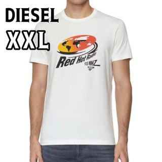 ディーゼル(DIESEL)のディーゼル　diesel Tシャツ　半袖　XXL ホワイト(Tシャツ/カットソー(半袖/袖なし))