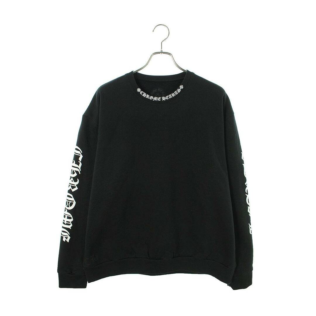 トップスクロムハーツ  SWTSHRT PLVR ネックロゴプリントスウェット メンズ L