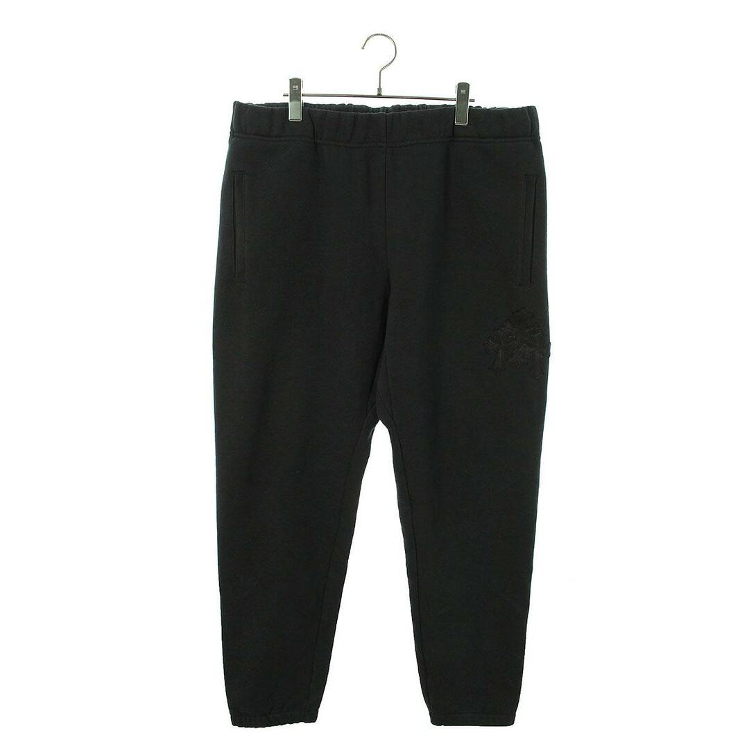 クロムハーツ  Y NOT SWEAT PANTS クロスパッチスウェットロングパンツ メンズ XLパンツ