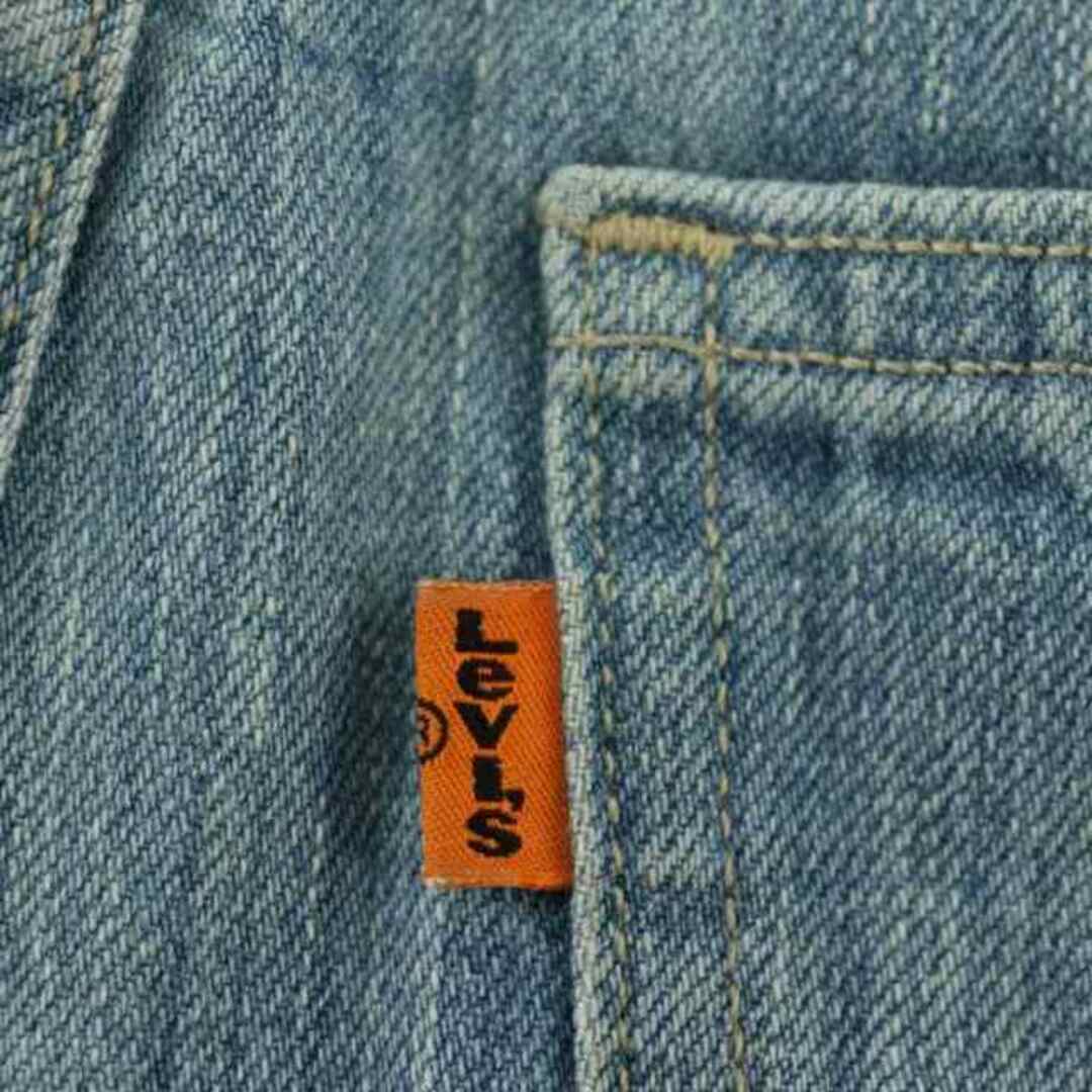 Levi's(リーバイス)のリーバイス デニムスカート 膝丈 タイト ジッパーフライ コットン W25 水色 レディースのスカート(ひざ丈スカート)の商品写真