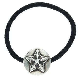 クロムハーツ(Chrome Hearts)のクロムハーツ  HAIRBAND/スターボタンヘアゴム シルバーコンチョ メンズ(その他)