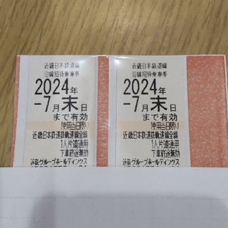 近鉄乗車券 ２枚(鉄道乗車券)