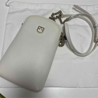 フルラ(Furla)の【美品】FURLA JOYショルダーバッグ |ホワイト(ショルダーバッグ)