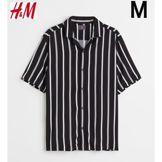 エイチアンドエム(H&M)の新品 H&M リゾート ストライプ シャツ M(シャツ)