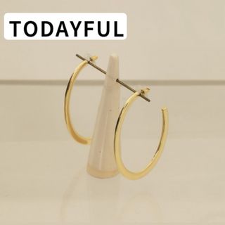 トゥデイフル(TODAYFUL)の【美品】TODAYFUL トゥデイフル ビッグフープピアス 両耳用(ピアス)