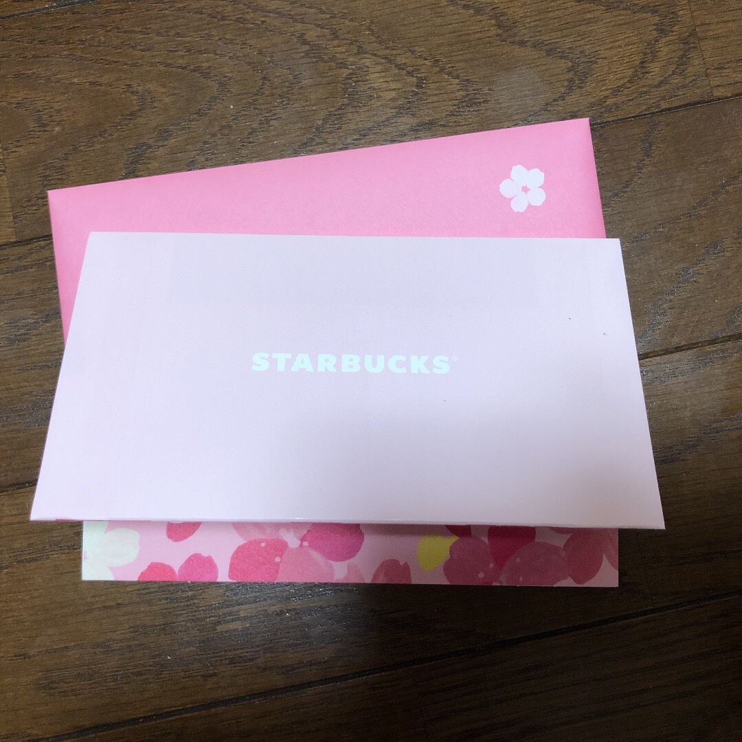 Starbucks Coffee(スターバックスコーヒー)のStarbucks スタバ SAKURA サクラ 桜 メッセージカード 中目黒 インテリア/住まい/日用品の文房具(その他)の商品写真