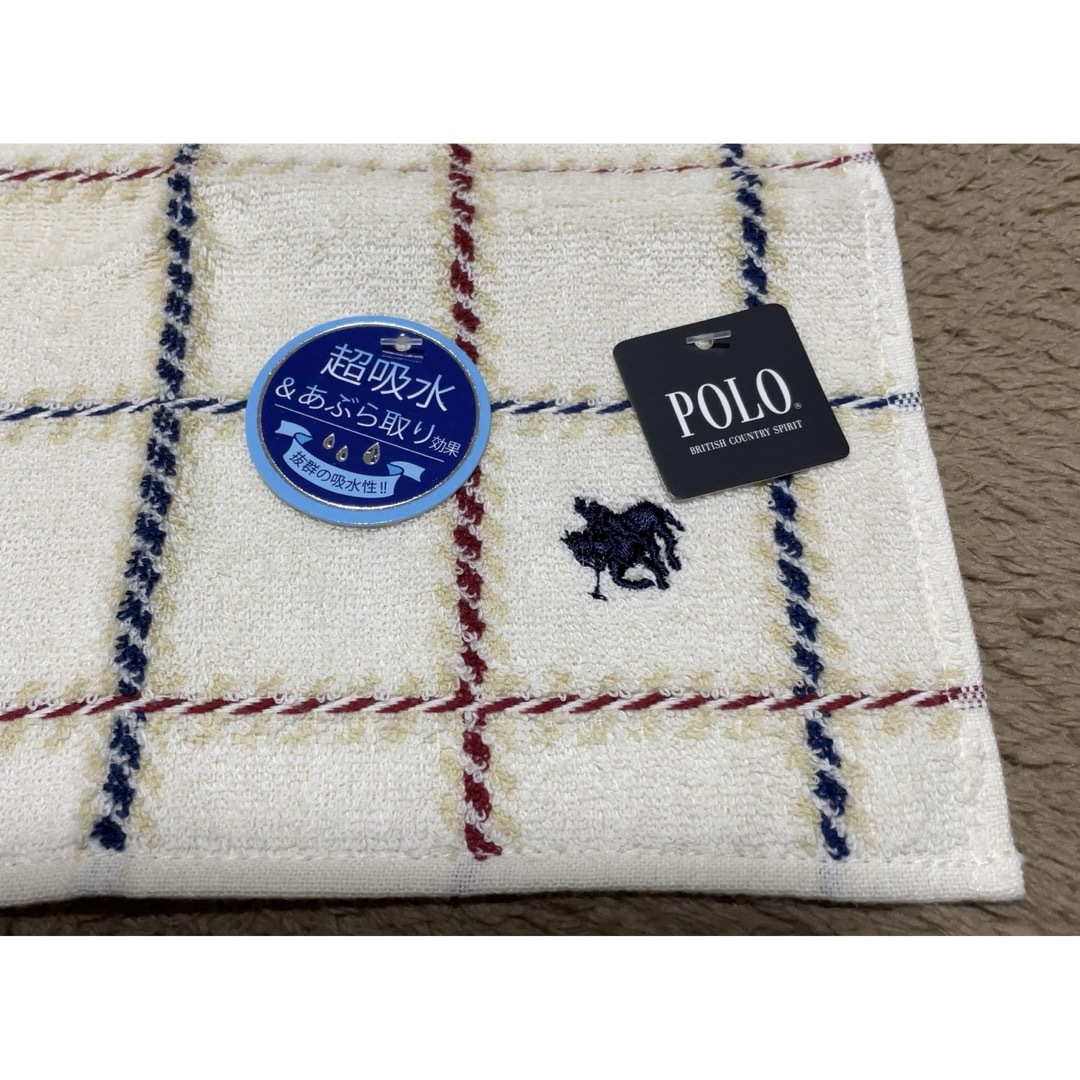 Polo Club(ポロクラブ)の新品・未使用  POLO タオルハンカチ② メンズのファッション小物(ハンカチ/ポケットチーフ)の商品写真