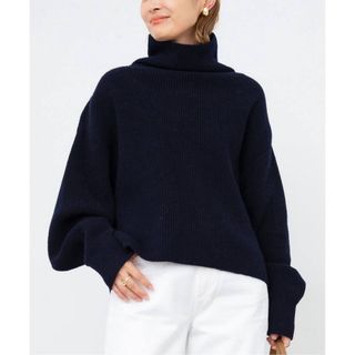 ドゥーズィエムクラス/16AW ウールカシミヤ Smooth Vネックニットレディース