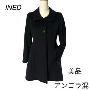 新品　タグ付き　イネド  INEDコート　M ブラック　レザー