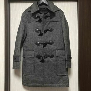 バーバリーブラックレーベル(BURBERRY BLACK LABEL)の美品　バーバリーブラックレーベル ダッフルコート　S 正規品　ロゴ入り(ダッフルコート)