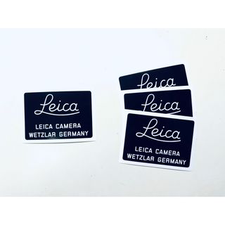 Leica（ライカ） クラシックロゴ ステッカー（2枚セット）