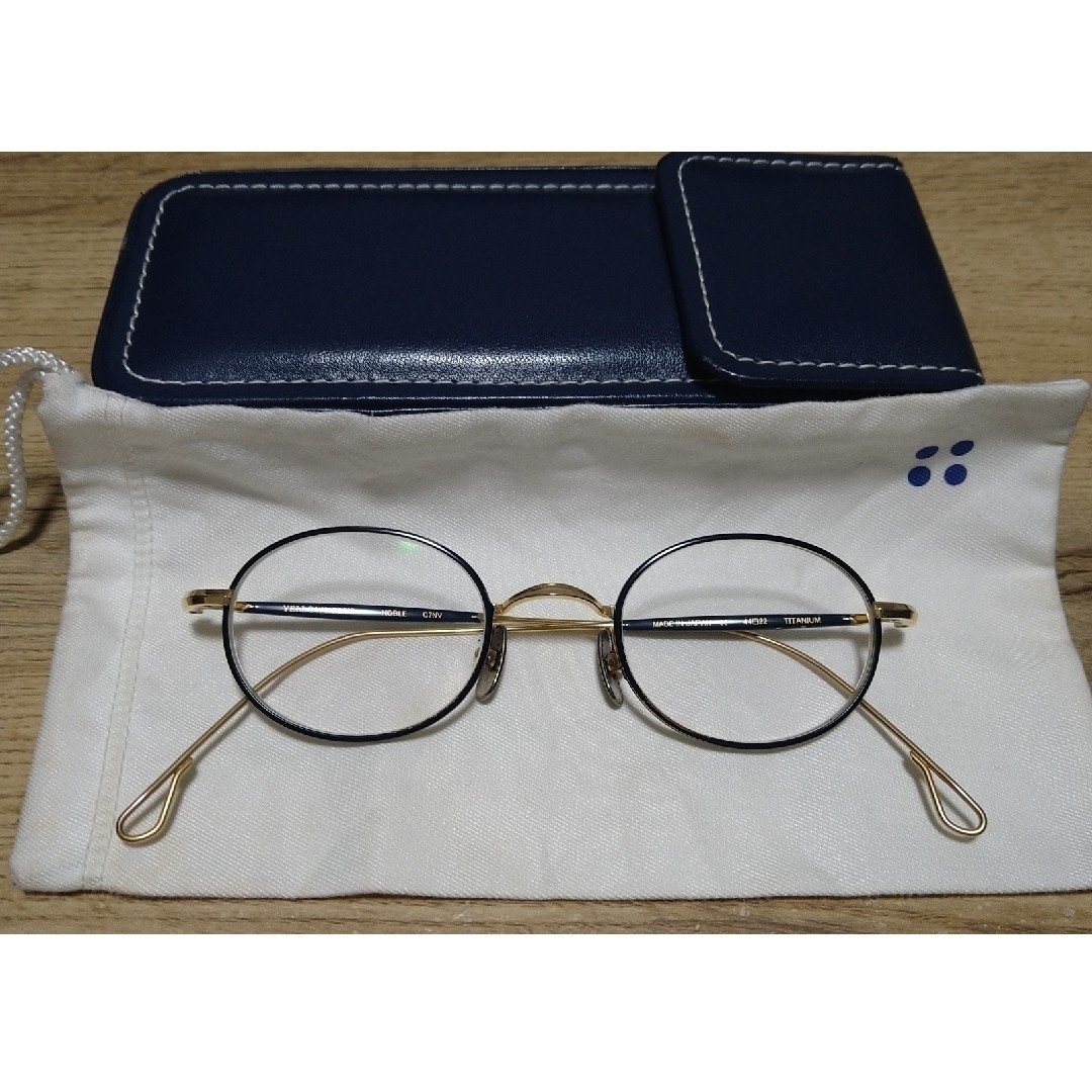 イエローズプラス YELLOWS PLUS メガネ NOBLE C7NV 眼鏡 メンズのファッション小物(サングラス/メガネ)の商品写真