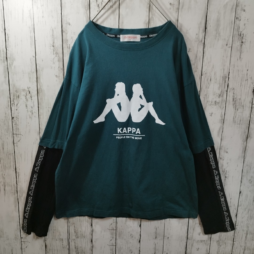 Kappa(カッパ)の【Kappa】Big Logo Crewneck Tee　D271 メンズのトップス(Tシャツ/カットソー(七分/長袖))の商品写真