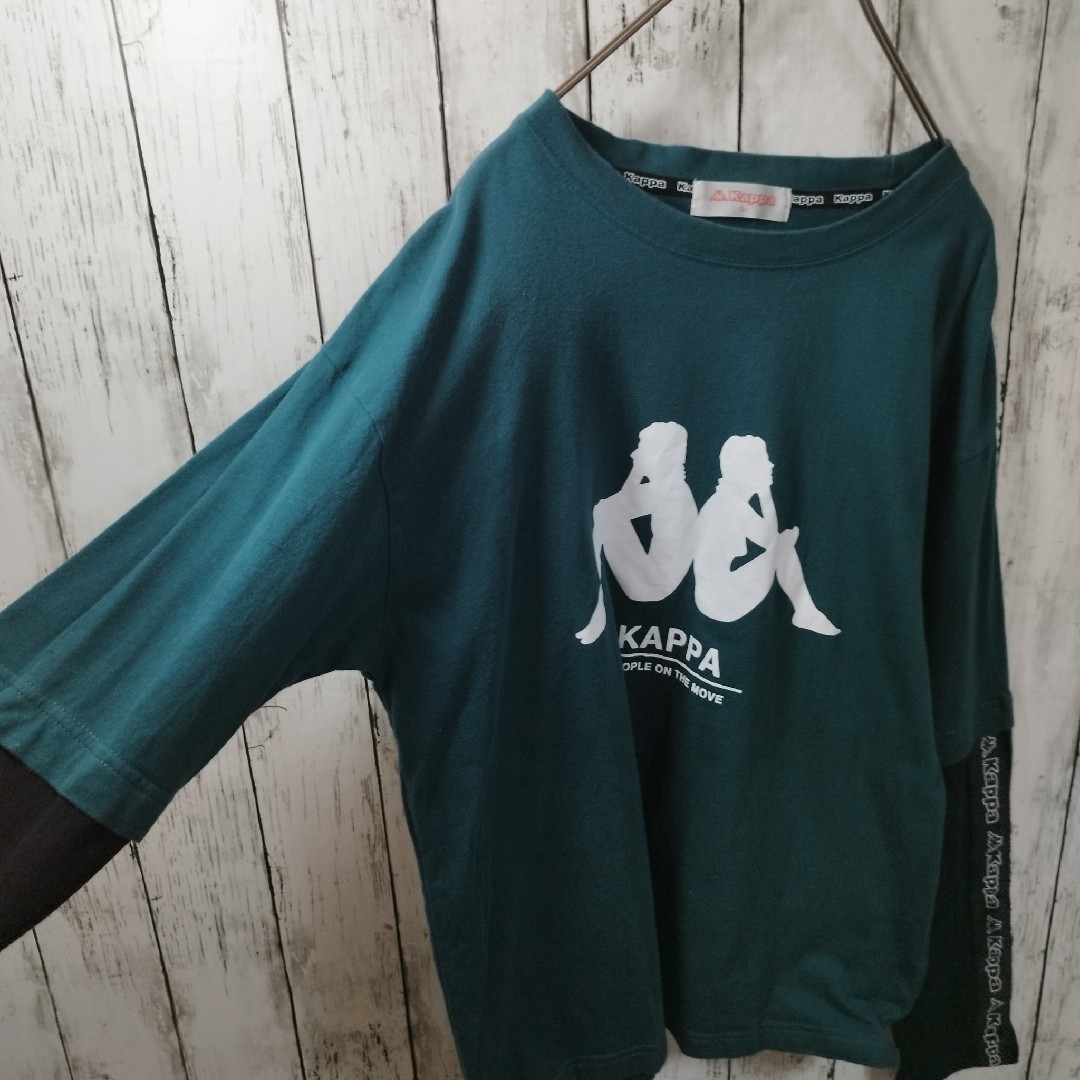 Kappa(カッパ)の【Kappa】Big Logo Crewneck Tee　D271 メンズのトップス(Tシャツ/カットソー(七分/長袖))の商品写真