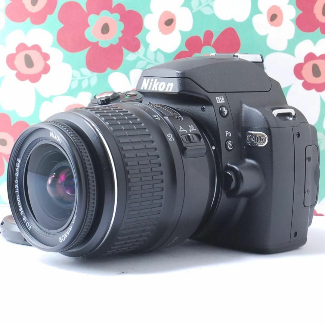 ❤️小さい軽い簡単綺麗❤Nikon Ｄ40x❤届いてすぐ使える❤️初心者お勧め❤バッテリー