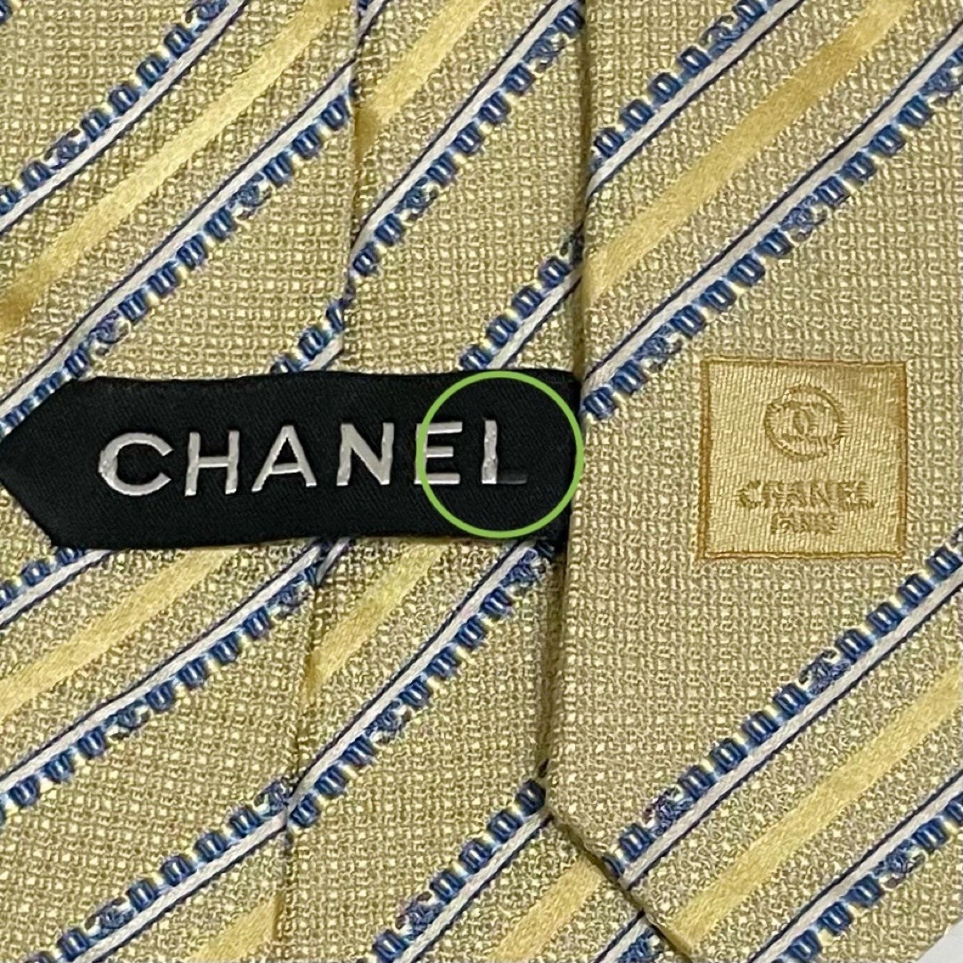 CHANEL(シャネル)のシャネル　ネクタイ　人気ブランド　ハイブランド　イエロー系 メンズのファッション小物(ネクタイ)の商品写真