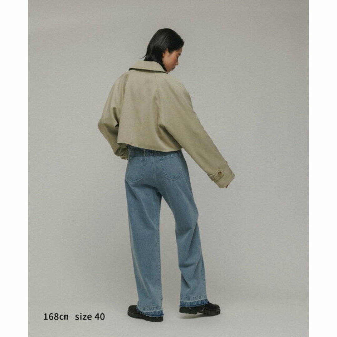 【チャコール（06）】[JACKET]CUTOFF LIKE SHORT JACKET レディースのジャケット/アウター(その他)の商品写真