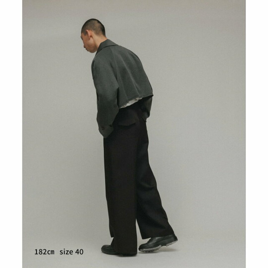 【チャコール（06）】[JACKET]CUTOFF LIKE SHORT JACKET レディースのジャケット/アウター(その他)の商品写真