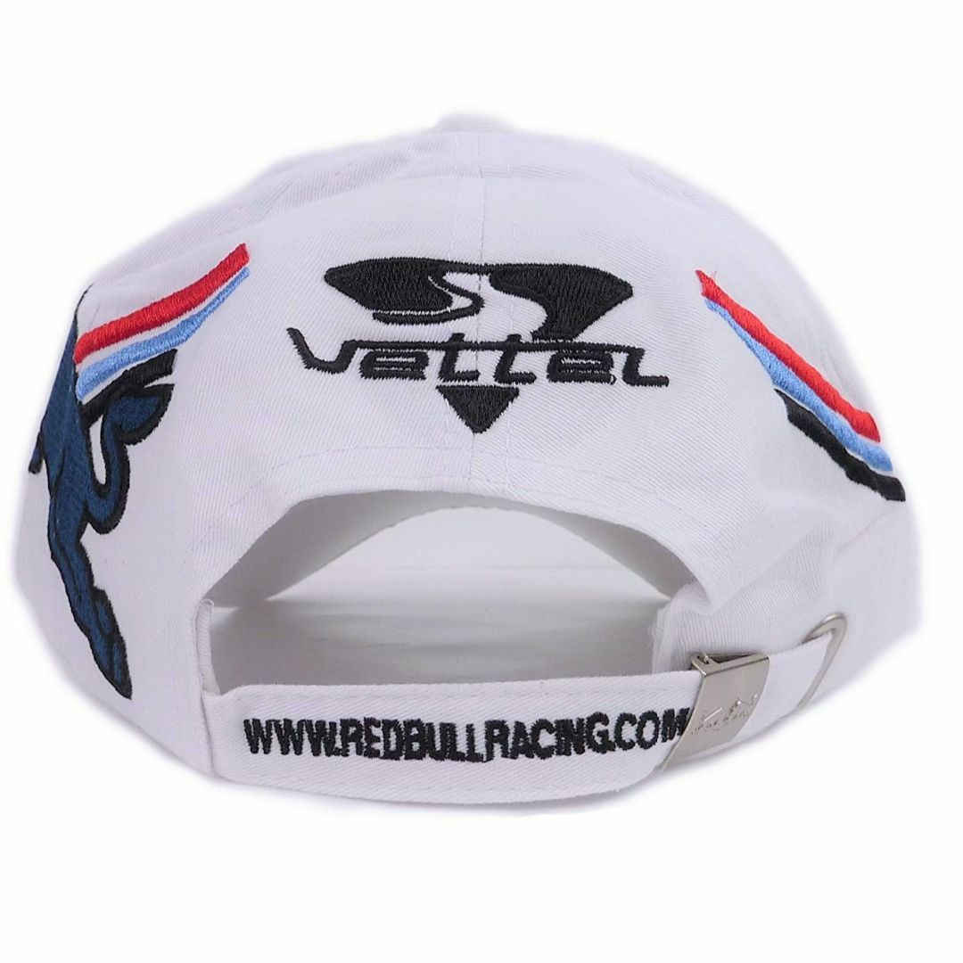 Red Bull(レッドブル)のRed Bull レッドブル レーシング カーブバイザーキャップ（ホワイト） メンズの帽子(キャップ)の商品写真