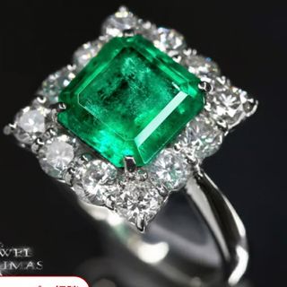 コロンビア産　エメラルドリング2.48ct(リング(指輪))