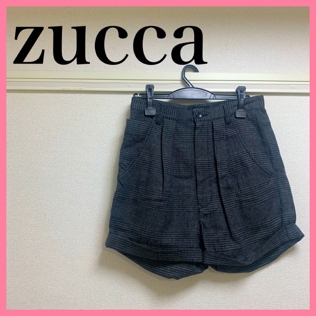 ZUCCa(ズッカ)の【zucca】チェックパンツ ハーフパンツ シンプル レディースのパンツ(ハーフパンツ)の商品写真