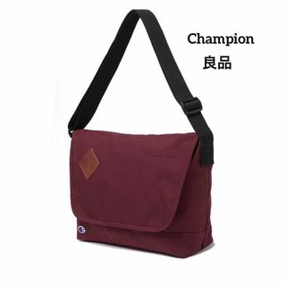 チャンピオン(Champion)の良品 Champion ショルダーバッグ vintage 刺繍ロゴ ボルドー(ショルダーバッグ)