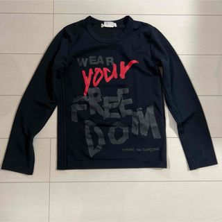 コムデギャルソン(COMME des GARCONS)のコムデギャルソン　WEAR YOUR FREEDOM  XSサイズ(Tシャツ(長袖/七分))