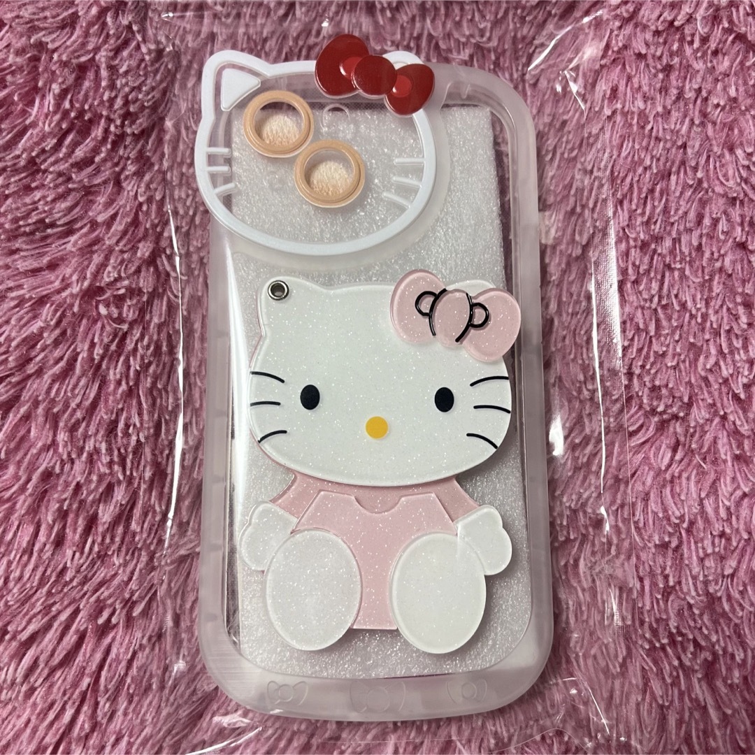 サンリオ(サンリオ)のキティちゃん iPhoneケース iPhone13/14 スマホ/家電/カメラのスマホアクセサリー(iPhoneケース)の商品写真