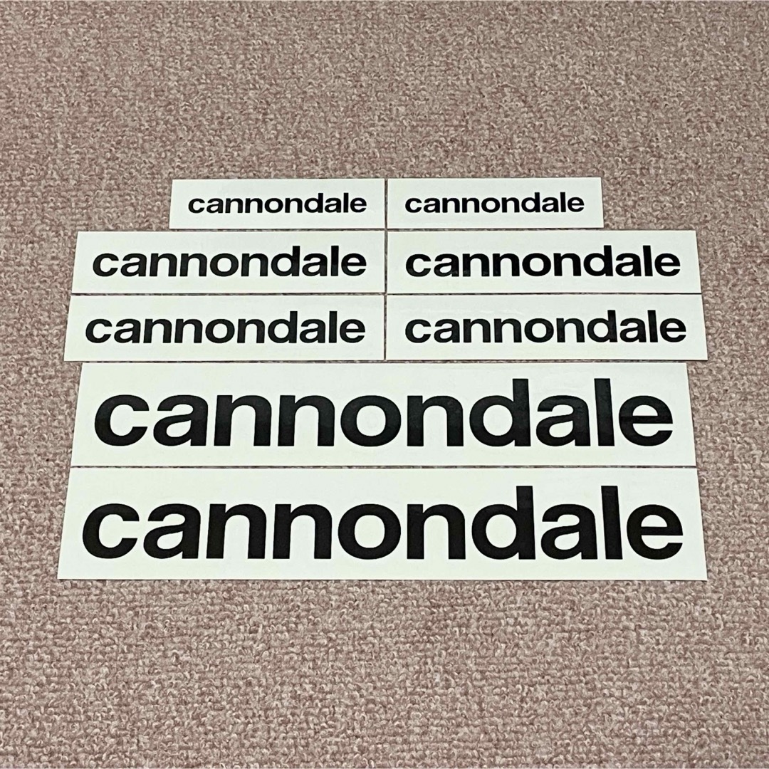 Cannondale(キャノンデール)のキャノンデール cannondale カッティングステッカー  セット スポーツ/アウトドアの自転車(その他)の商品写真