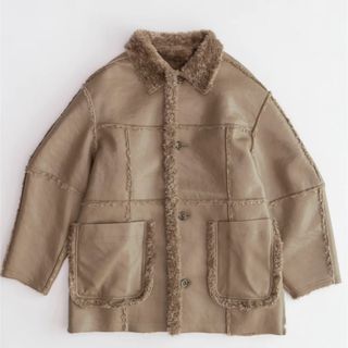 メゾンスペシャル(MAISON SPECIAL)のReversible Vegan Mouton Coat(ムートンコート)