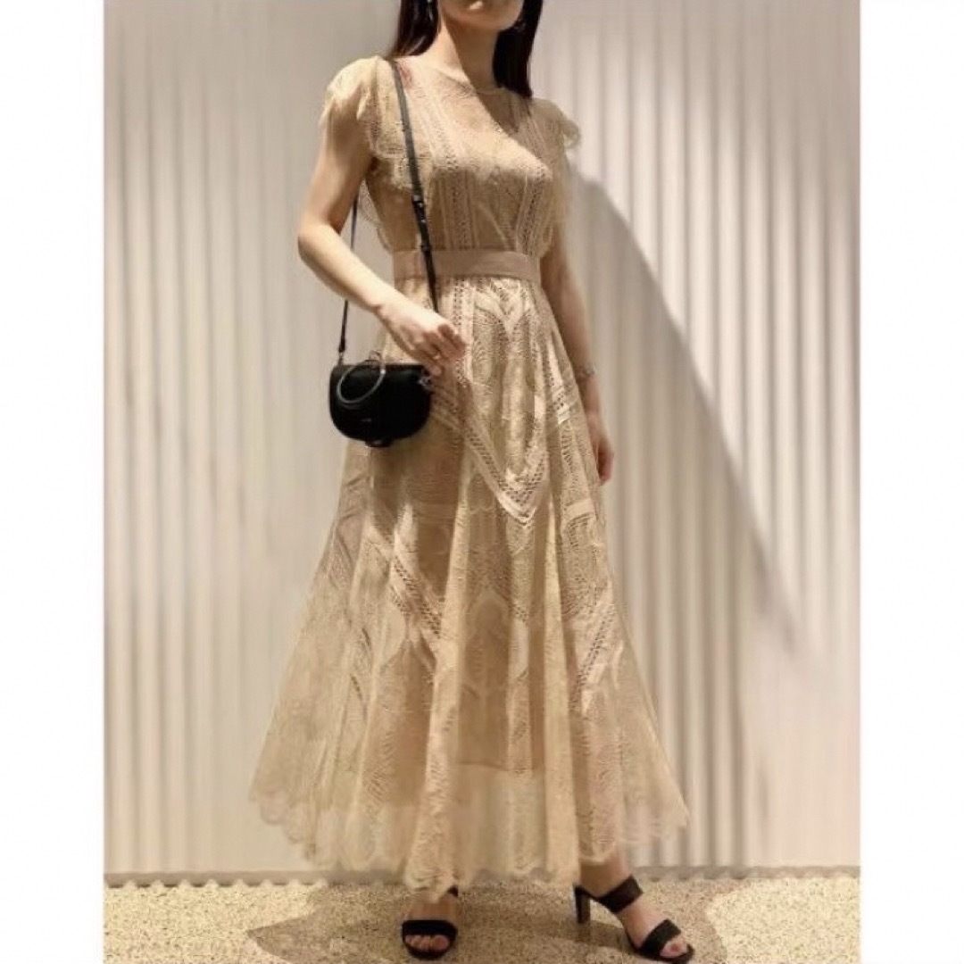 SNIDEL - スナイデル 結婚式ドレス 二次会 ロングワンピース 総 SNIDEL - スナイデル 結婚式ドレス 二次会 ロングワンピース 総