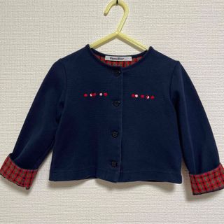 今季完売　カーディガン　100　ファミリア　テリアキッズ服女の子用(90cm~)