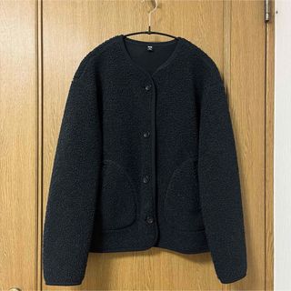 ユニクロ(UNIQLO)のユニクロ　フリースノーカラージャケット(ノーカラージャケット)