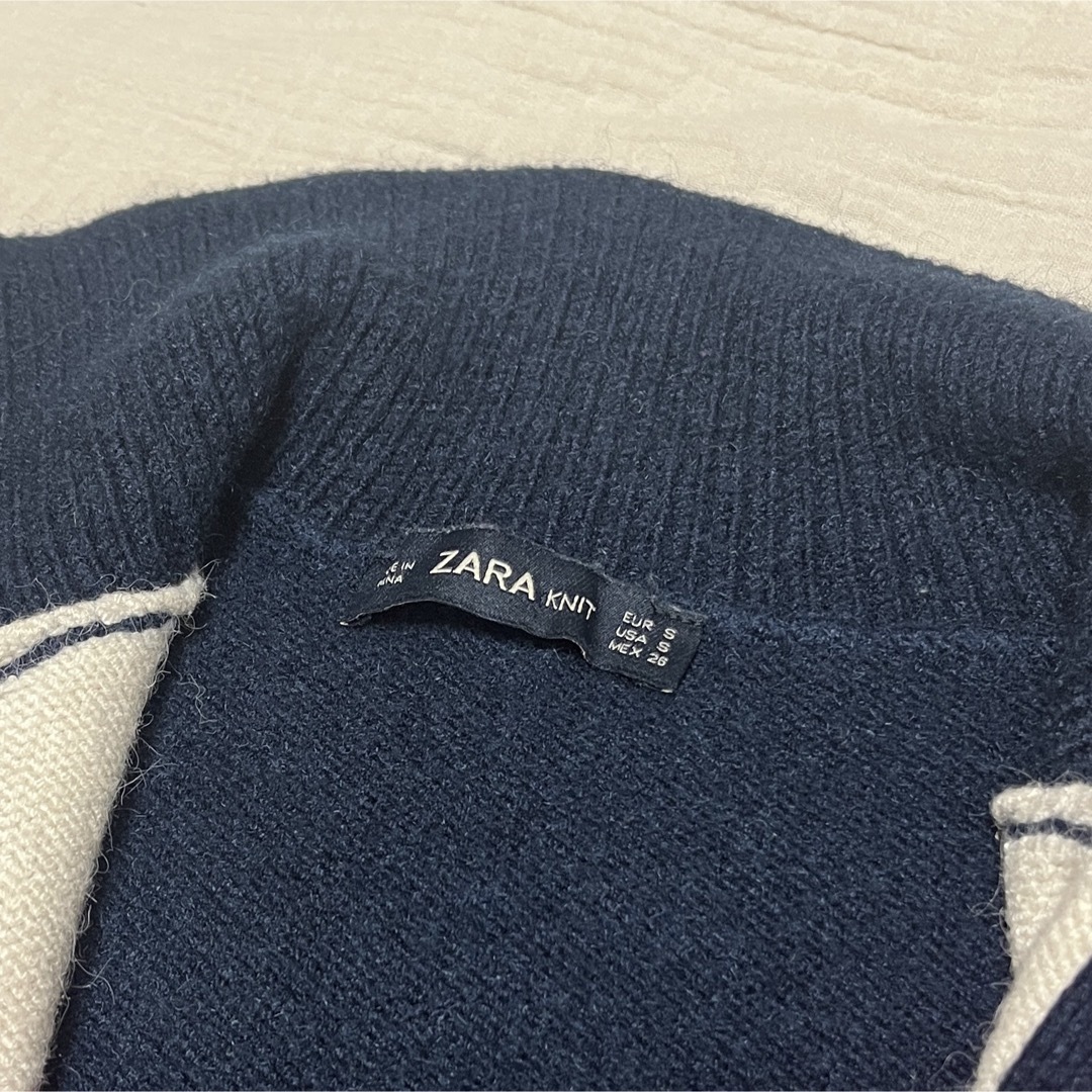 ZARA(ザラ)のZARAハーフジップニット レディースのトップス(ニット/セーター)の商品写真