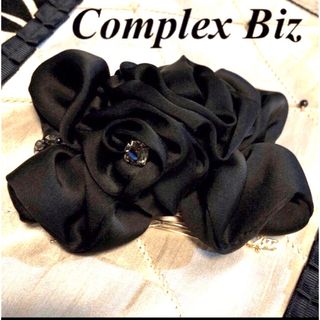 コンプレックスビズ(Complex Biz)のコンプレックスビズ　エレガント♡スワロ♡エッセンシャルローズ♡イージーコーム黒(ヘアゴム/シュシュ)