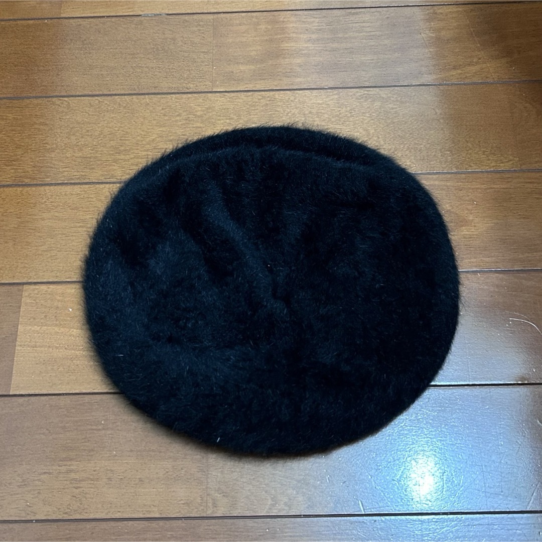 ベレー帽　ブラック レディースの帽子(ハンチング/ベレー帽)の商品写真