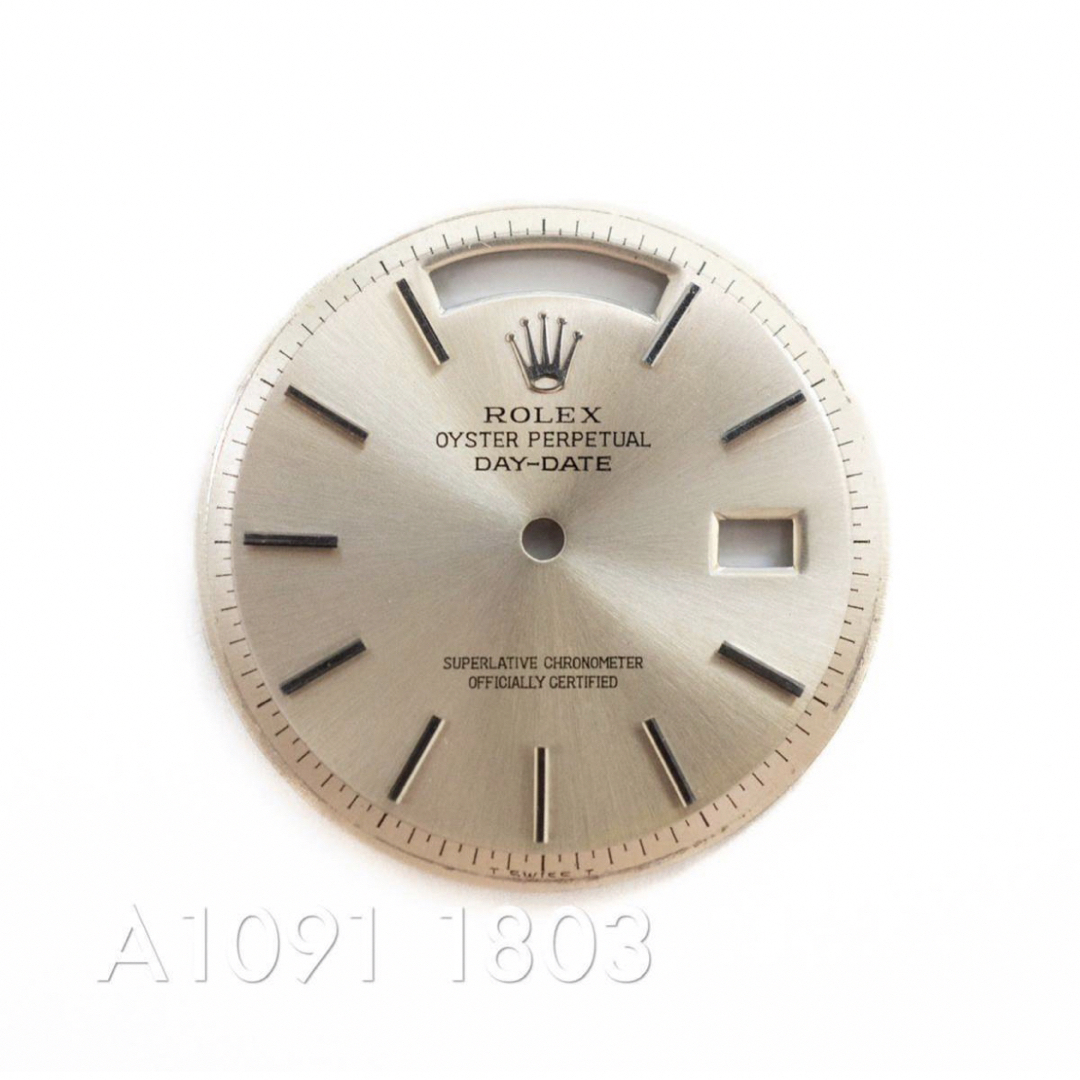 時計A1338 純正 ROLEX 用 デイデイト 1803  文字盤 & 針セット