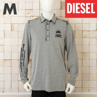 ディーゼル(DIESEL)の新品 DIESEL メンズ ポロシャツ 長そで M(シャツ)