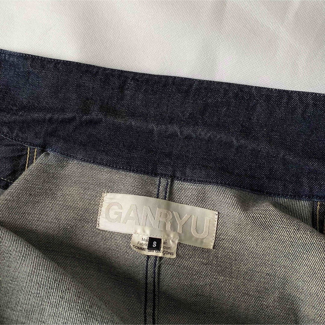 GANRYU(ガンリュウ)の最終値下げ GANRYU 16AW S デニムガウンコート メンズのジャケット/アウター(チェスターコート)の商品写真