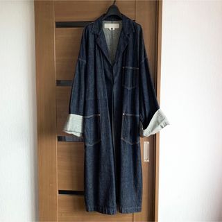 最終値下げ GANRYU 16AW S デニムガウンコート