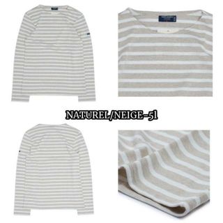 セントジェームス(SAINT JAMES)のセントジェームス Saint James MERIDIEN MODERNE 6870 Naturel Neige(Tシャツ(長袖/七分))