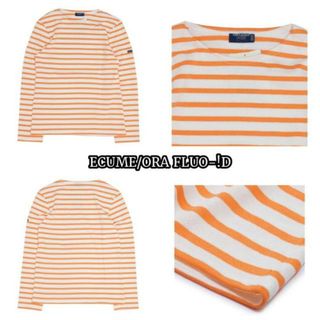 セントジェームス(SAINT JAMES)のセントジェームス Saint James MERIDIEN MODERNE 6870 Ecume Ora Fluo(Tシャツ(長袖/七分))