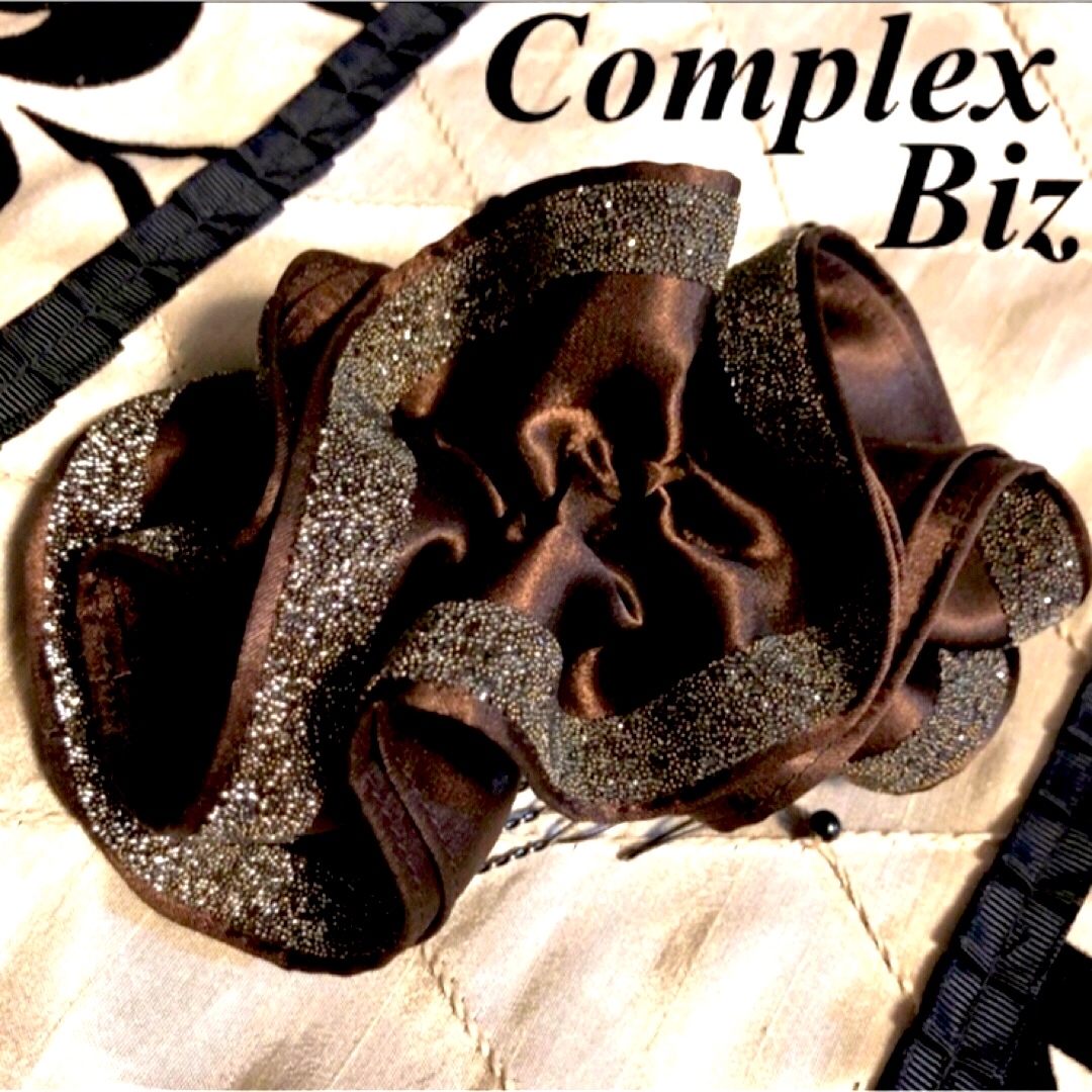 Complex Biz(コンプレックスビズ)のコンプレックスビズ　クリスタルシャイニー♡イージーコーム♡エレガントスタイル♡ レディースのヘアアクセサリー(ヘアゴム/シュシュ)の商品写真