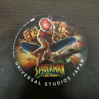 ユニバーサルスタジオジャパン(USJ)のスパイダーマン ステッカー 2枚(その他)