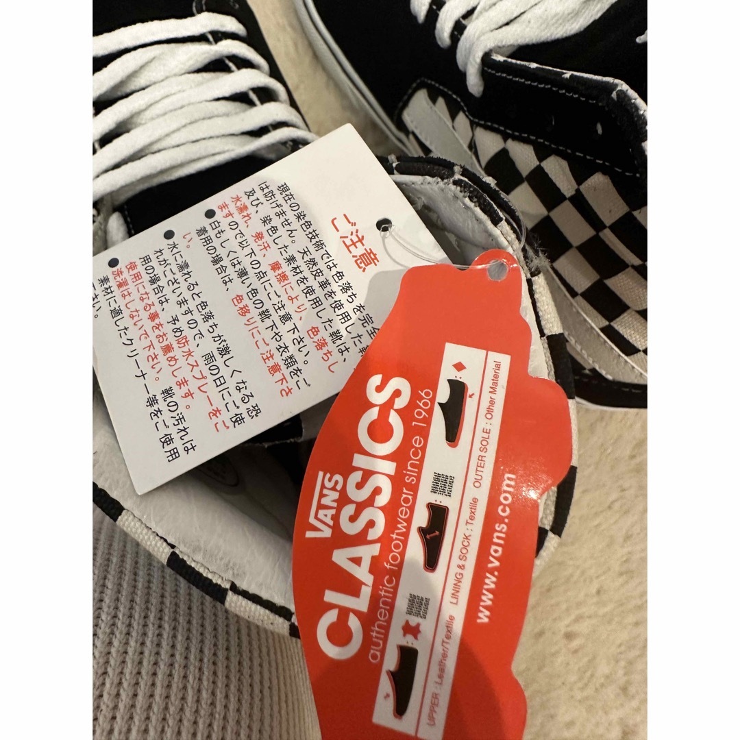 新品VANS バンズ スニーカー ハイ 人気＆定番モデル 24cm