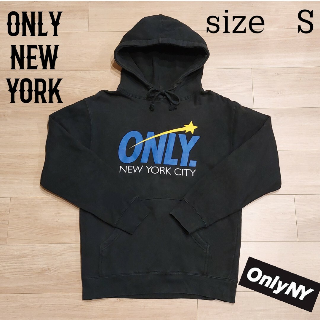 ONLY NY(オンリーニューヨーク)の《値下げ中》《スピード配送》ONLY　NEW YORK　パーカー　Sサイズ メンズのトップス(パーカー)の商品写真