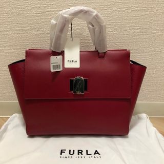 フルラ(Furla)の【新品タグ付き】FURLAトートバッグ EMMA フルラ 赤(トートバッグ)