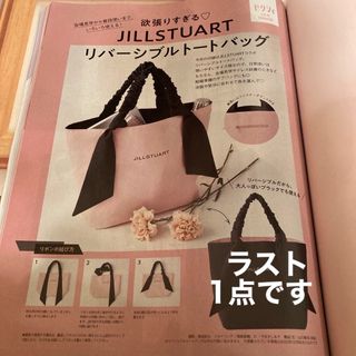 ジルスチュアート(JILLSTUART)のゼクシィ　付録　ジルスチュアート　リバーシブルトートバッグ(トートバッグ)